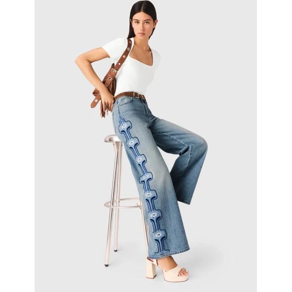 Maje Pant Parisian Accessible Luxury Clothing at Coveti