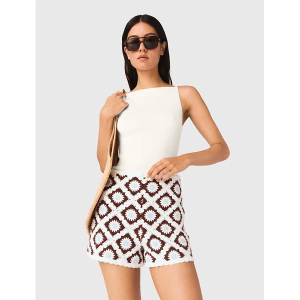 Maje Short Parisian Accessible Luxury Clothing at Coveti