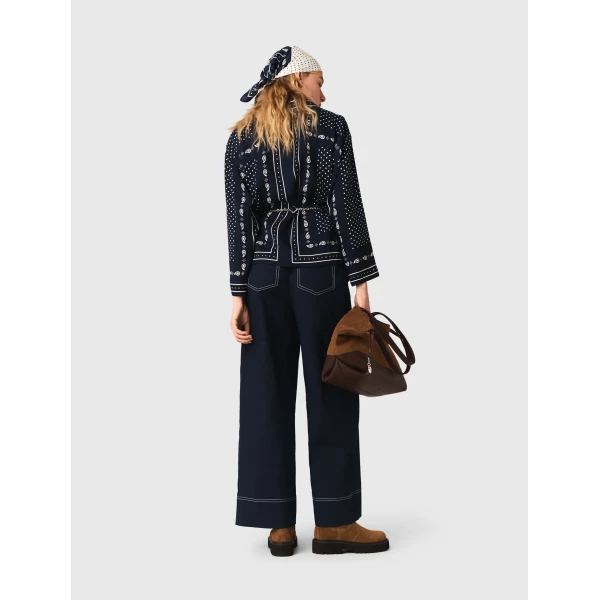 Maje Shirt Parisian Accessible Luxury Clothing at Coveti