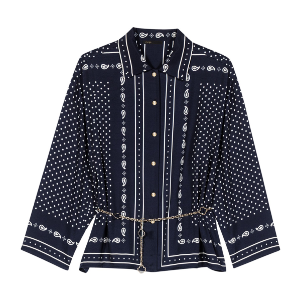 Maje Shirt Parisian Accessible Luxury Clothing at Coveti