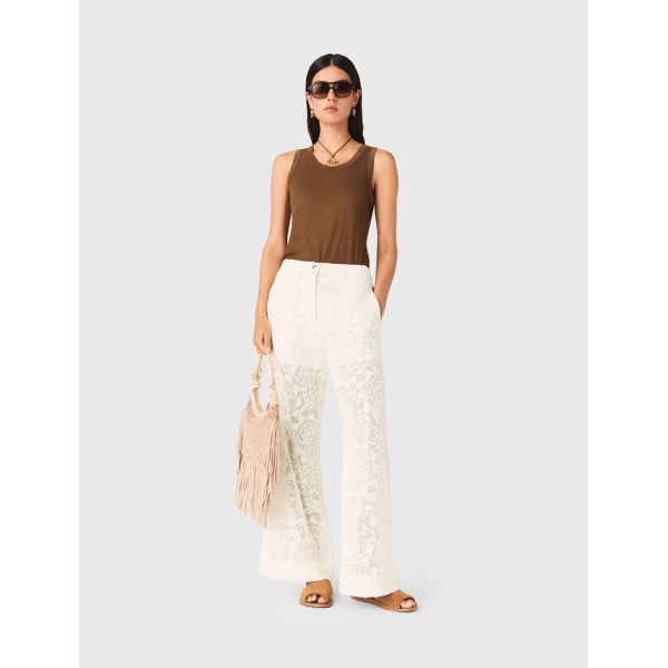 Maje Pant Parisian Accessible Luxury Clothing at Coveti