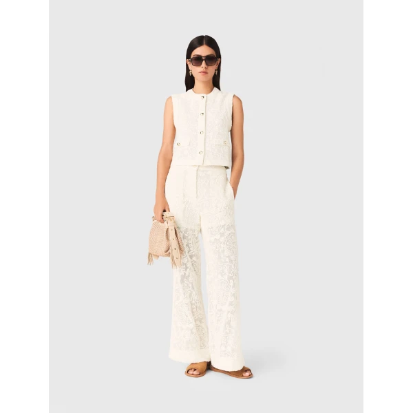 Maje Pant Parisian Accessible Luxury Clothing at Coveti