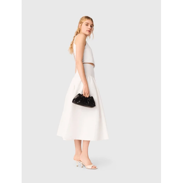 Maje Crop Top Parisian Accessible Luxury Clothing at Coveti