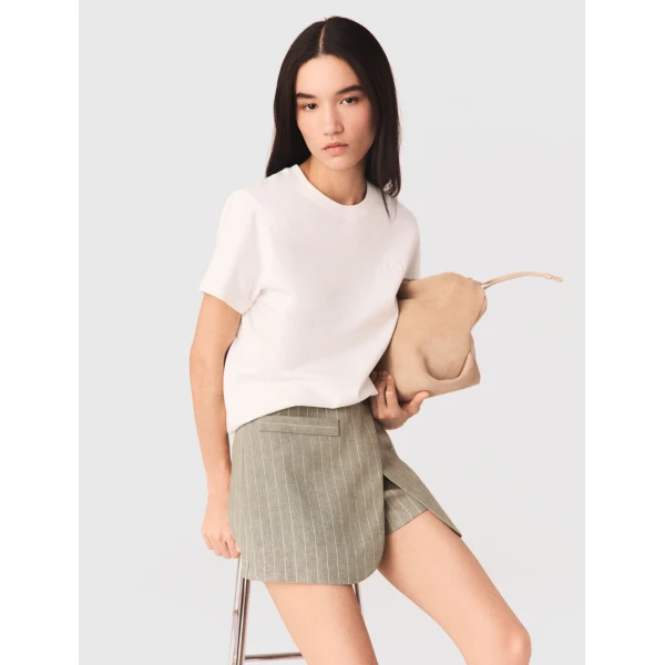 Maje Short Parisian Accessible Luxury Clothing at Coveti