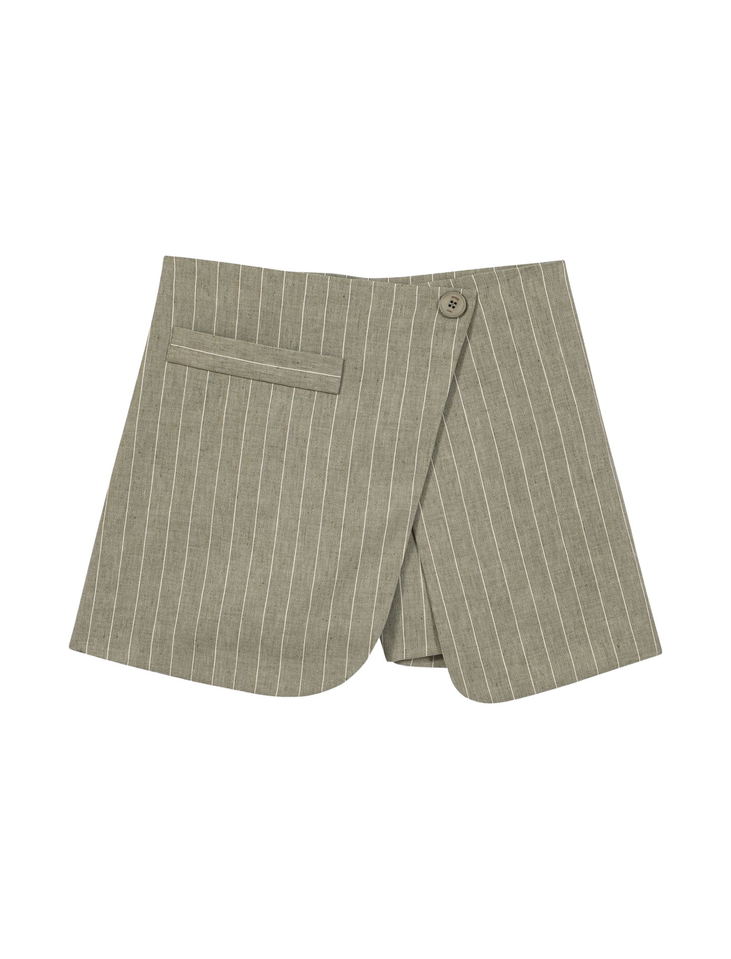 Maje-Layered-Linen-Blend-Shorts47069_nobg Maje Short Parisian Accessible Luxury Clothing at Coveti