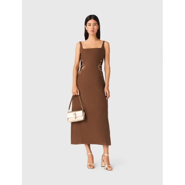 Maje Dress Parisian Accessible Luxury Clothing at Coveti