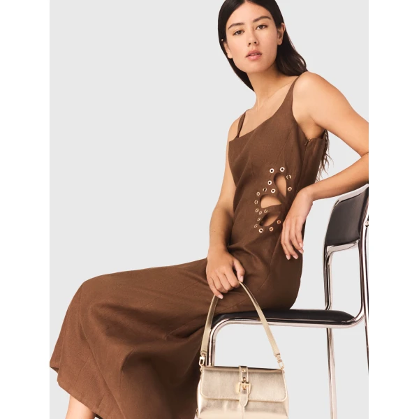 Maje Dress Parisian Accessible Luxury Clothing at Coveti