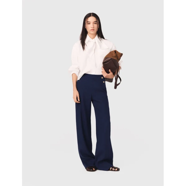 Maje Pant Parisian Accessible Luxury Clothing at Coveti