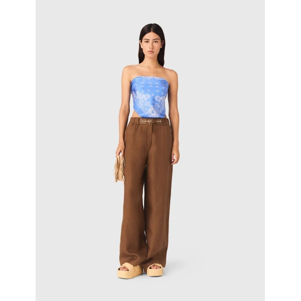 Maje Pant Parisian Accessible Luxury Clothing at Coveti
