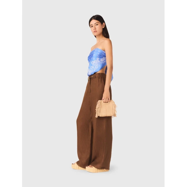 Maje Pant Parisian Accessible Luxury Clothing at Coveti