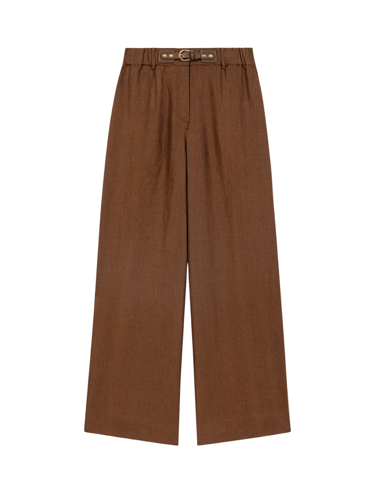 Maje-Linen-Blend-Trousers37701_nobg Maje Pant Parisian Accessible Luxury Clothing at Coveti