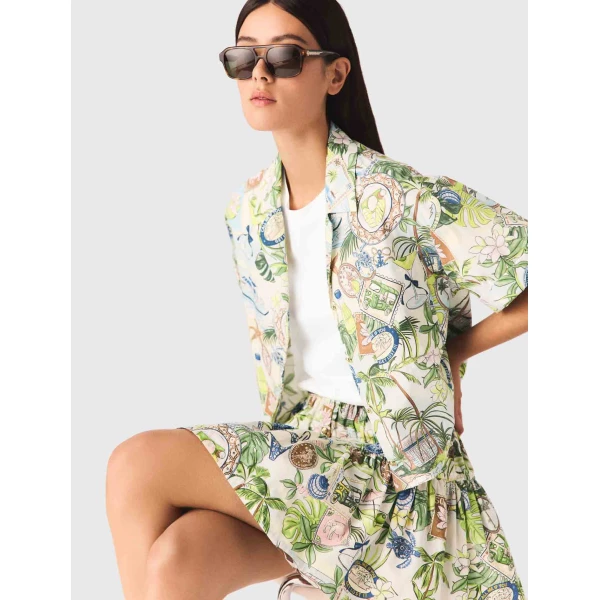 Maje Shirt Parisian Accessible Luxury Clothing at Coveti