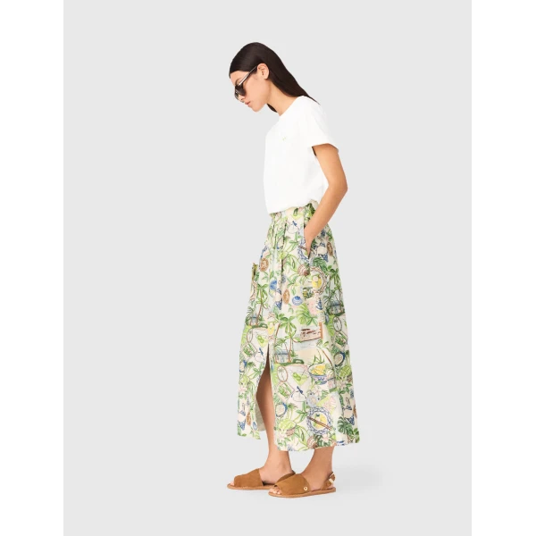 Maje Skirt Parisian Accessible Luxury Clothing at Coveti