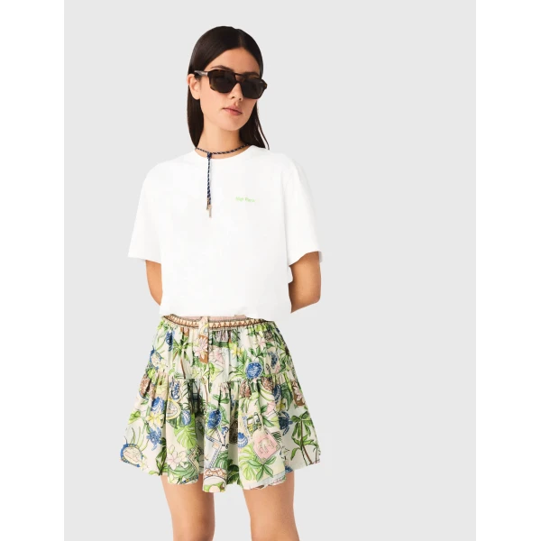 Maje Skirt Parisian Accessible Luxury Clothing at Coveti