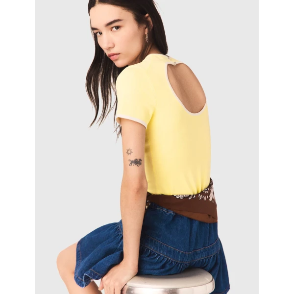 Maje Cardigan Parisian Accessible Luxury Clothing at Coveti
