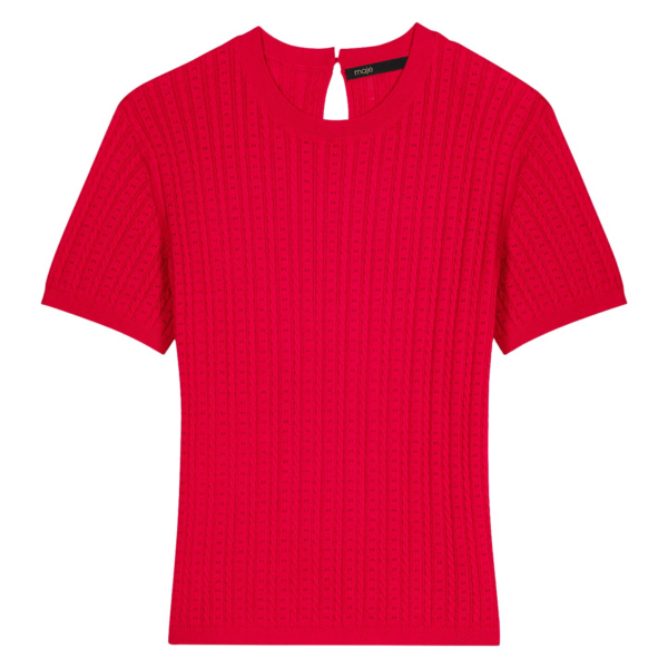 Maje Cardigan Parisian Accessible Luxury Clothing at Coveti