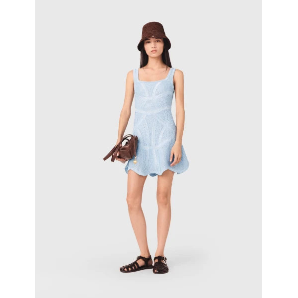 Maje Dress Parisian Accessible Luxury Clothing at Coveti