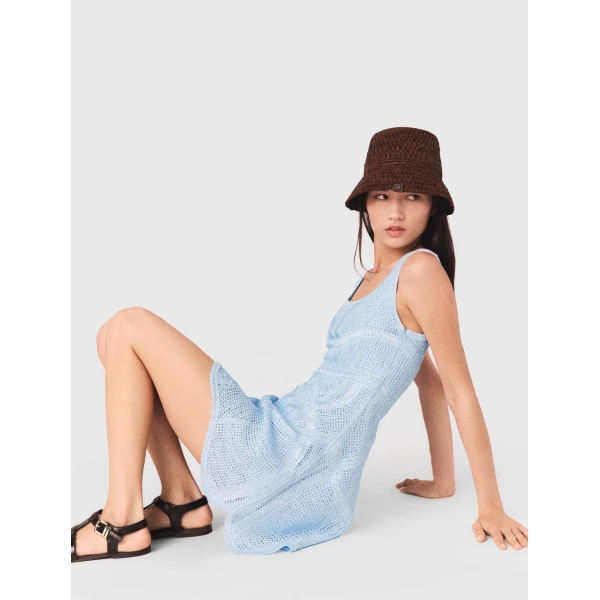 Maje Dress Parisian Accessible Luxury Clothing at Coveti