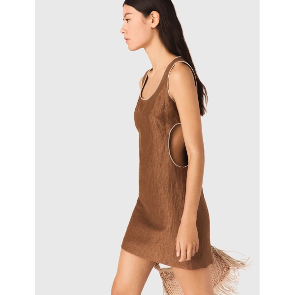 Maje Dress Parisian Accessible Luxury Clothing at Coveti