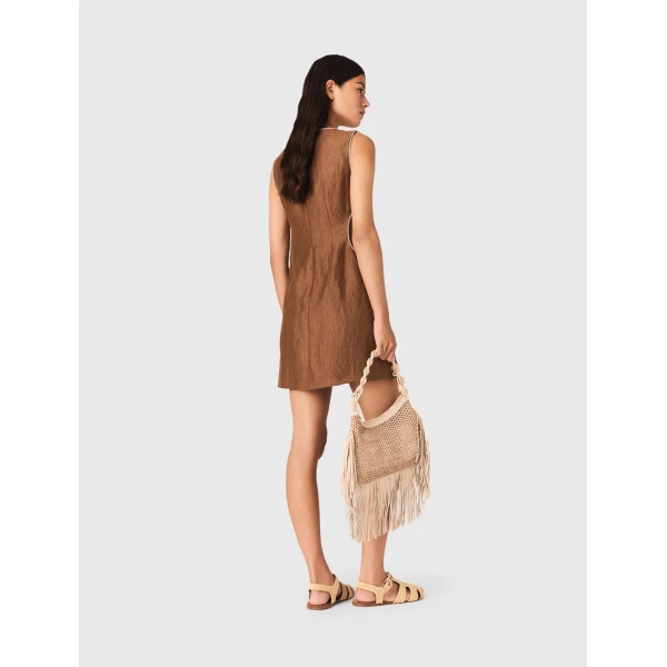 Maje Dress Parisian Accessible Luxury Clothing at Coveti