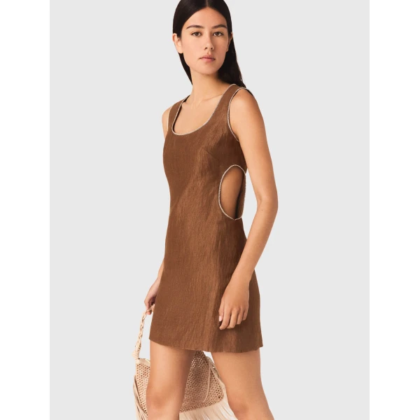 Maje Dress Parisian Accessible Luxury Clothing at Coveti