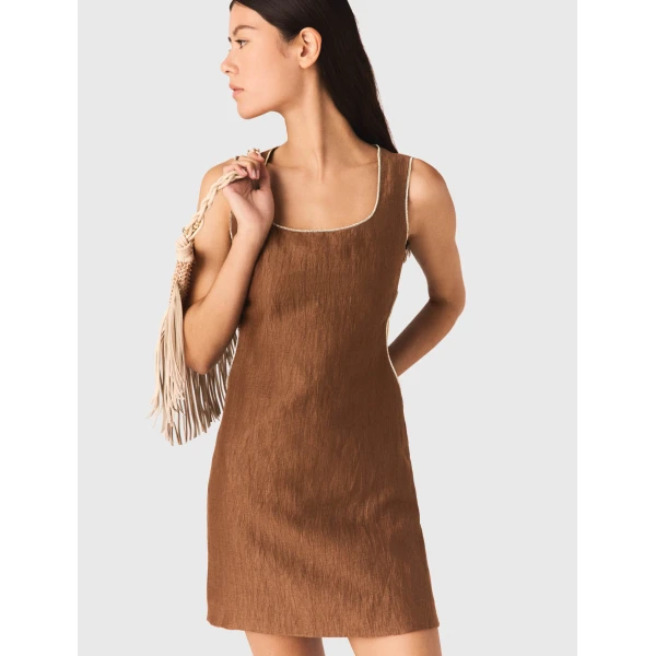 Maje Dress Parisian Accessible Luxury Clothing at Coveti