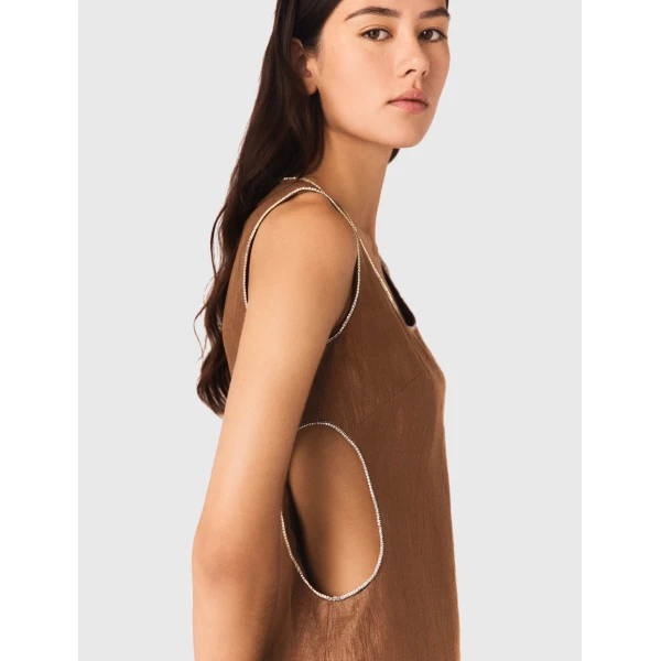 Maje Dress Parisian Accessible Luxury Clothing at Coveti