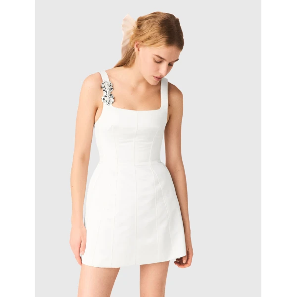 Maje Dress Parisian Accessible Luxury Clothing at Coveti