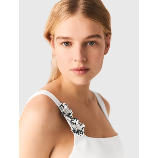 Maje Dress Parisian Accessible Luxury Clothing at Coveti