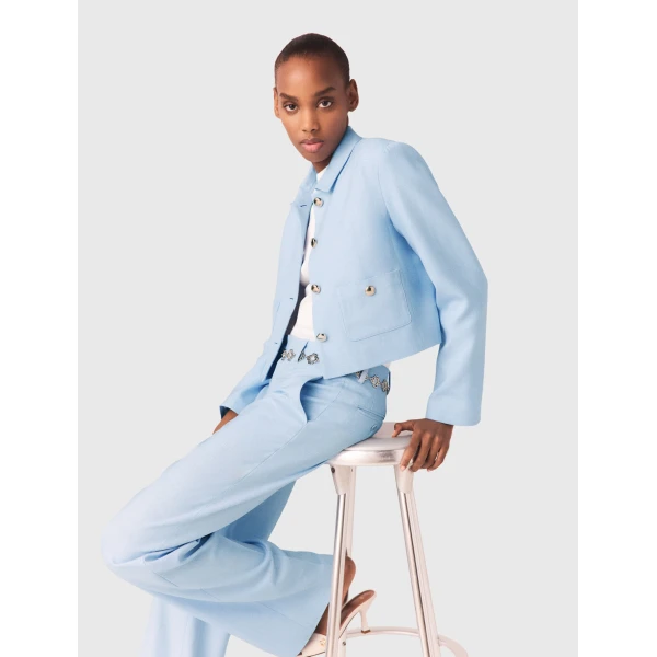 Maje Jacket Parisian Accessible Luxury Clothing at Coveti