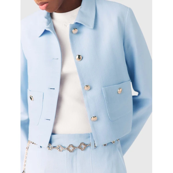 Maje Jacket Parisian Accessible Luxury Clothing at Coveti