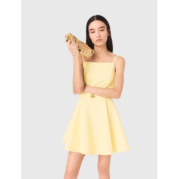 Maje Dress Parisian Accessible Luxury Clothing at Coveti