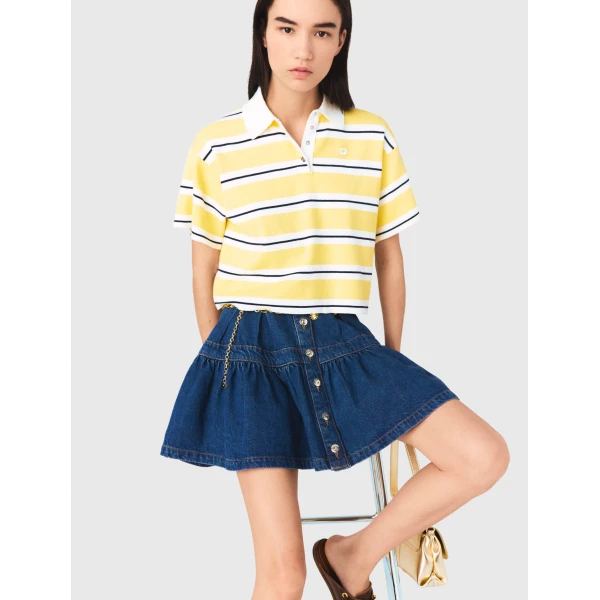 Maje Polo Parisian Accessible Luxury Clothing at Coveti