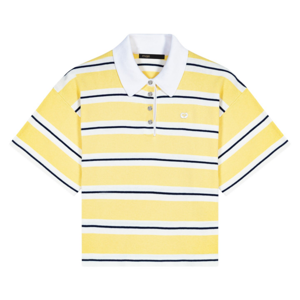 Maje Polo Parisian Accessible Luxury Clothing at Coveti
