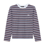 Maje-Striped-T-Shirt12745_nobg Maje T-shirt Parisian Accessible Luxury Clothing at Coveti
