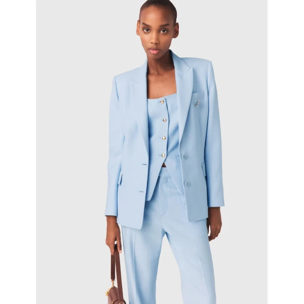 Maje Jacket Parisian Accessible Luxury Clothing at Coveti