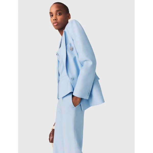 Maje Jacket Parisian Accessible Luxury Clothing at Coveti