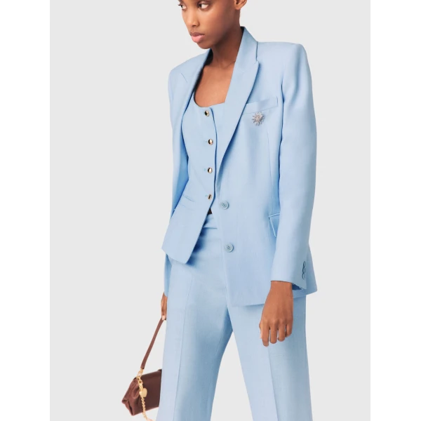 Maje Jacket Parisian Accessible Luxury Clothing at Coveti