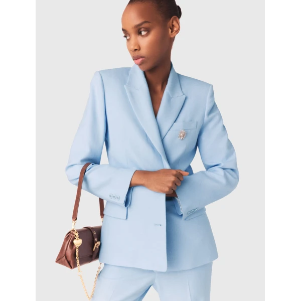 Maje Jacket Parisian Accessible Luxury Clothing at Coveti
