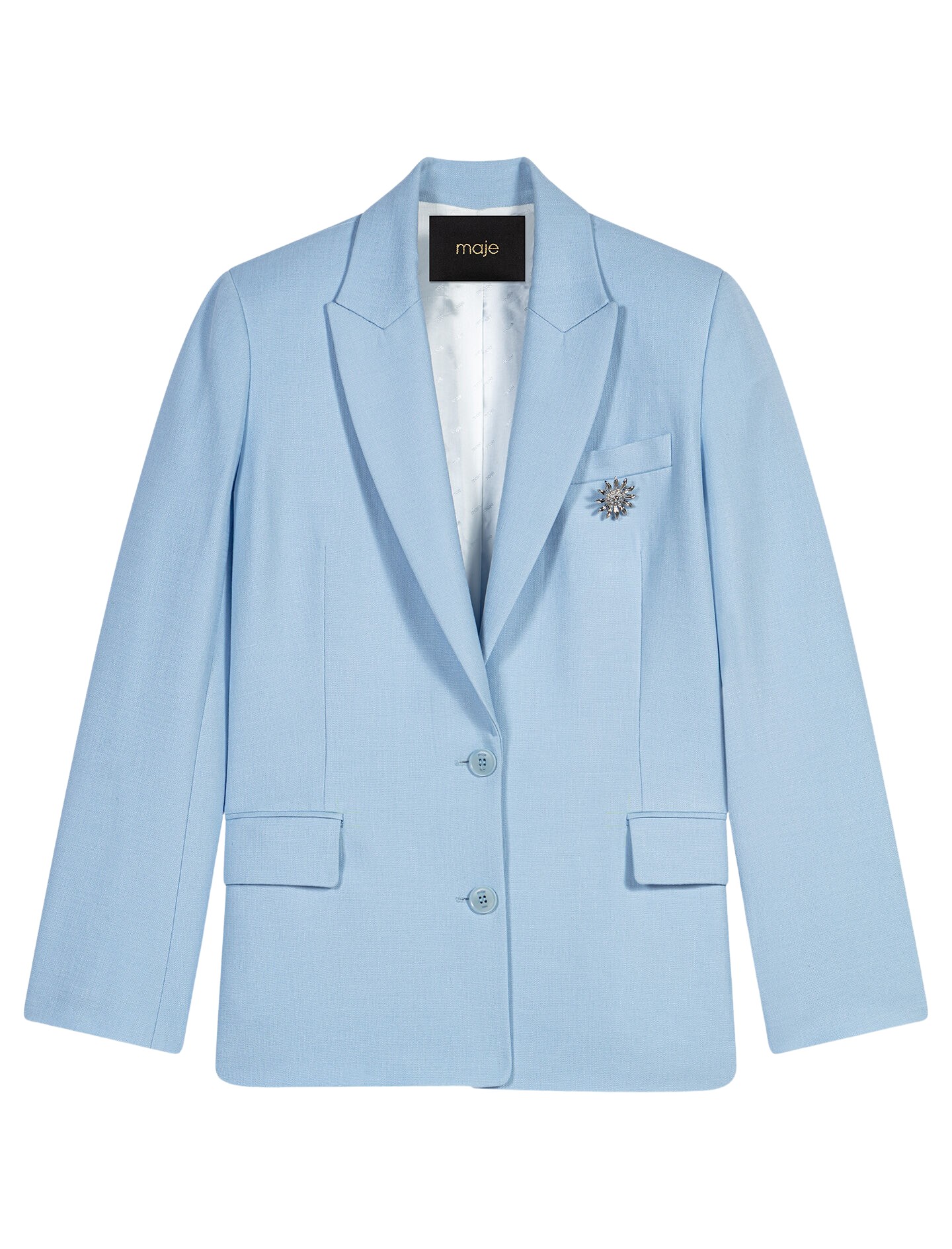 Maje-Suit-Jacket50749_nobg Maje Jacket Parisian Accessible Luxury Clothing at Coveti