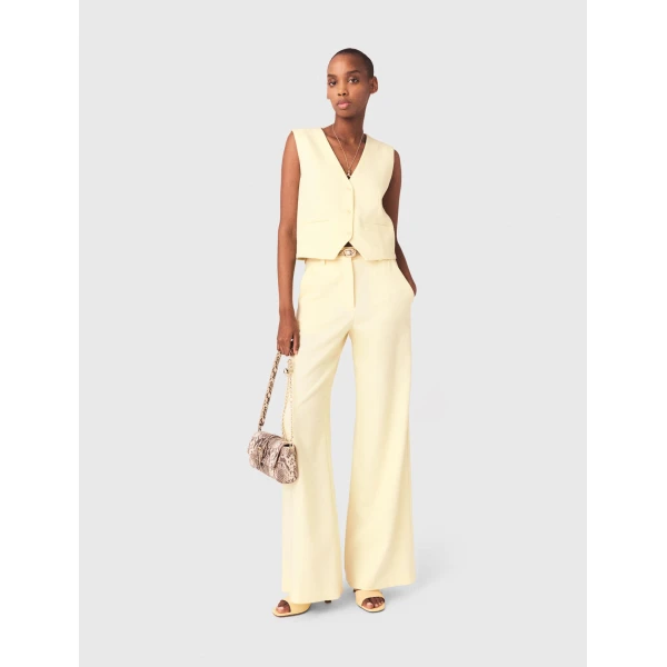 Maje Pant Parisian Accessible Luxury Clothing at Coveti