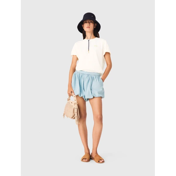 Maje T-shirt Parisian Accessible Luxury Clothing at Coveti