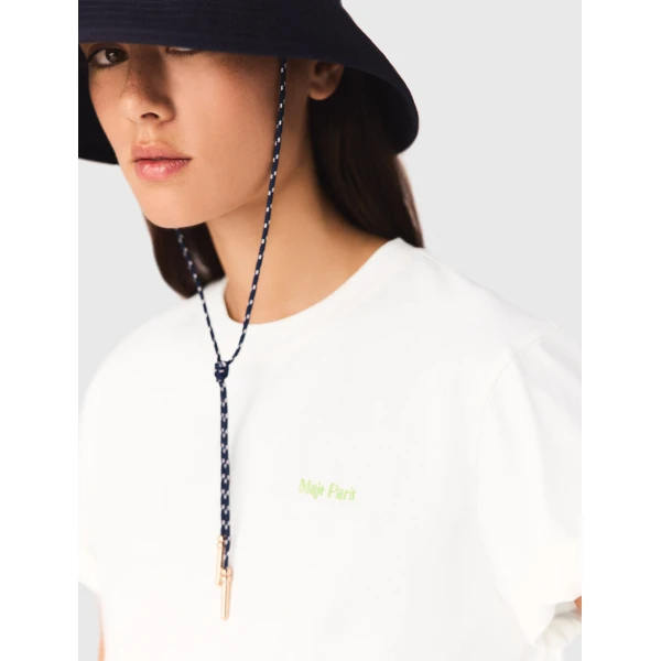 Maje T-shirt Parisian Accessible Luxury Clothing at Coveti