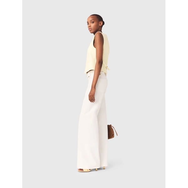 Maje Vest Parisian Accessible Luxury Clothing at Coveti
