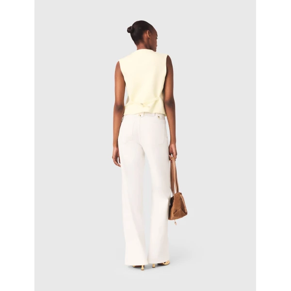 Maje Vest Parisian Accessible Luxury Clothing at Coveti