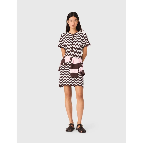 Maje Dress Parisian Accessible Luxury Clothing at Coveti