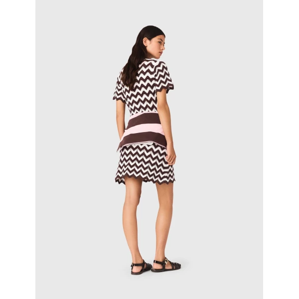 Maje Dress Parisian Accessible Luxury Clothing at Coveti
