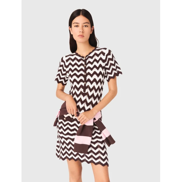 Maje Dress Parisian Accessible Luxury Clothing at Coveti