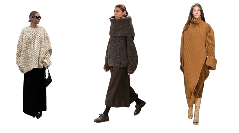 Mastering knitwear — a fine-gauge roll-neck and an oversized knit styled two ways, for Coveti