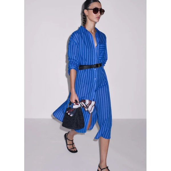 Me and Em Beach Midi Shirt Dress
Cotton Voile, view 2